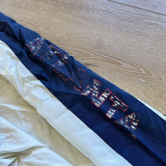 Vintage Atlanta Braves Jacket Pro Player Mens XXL Multicolor Windbreaker MLB 90s - Picture 8 of 12